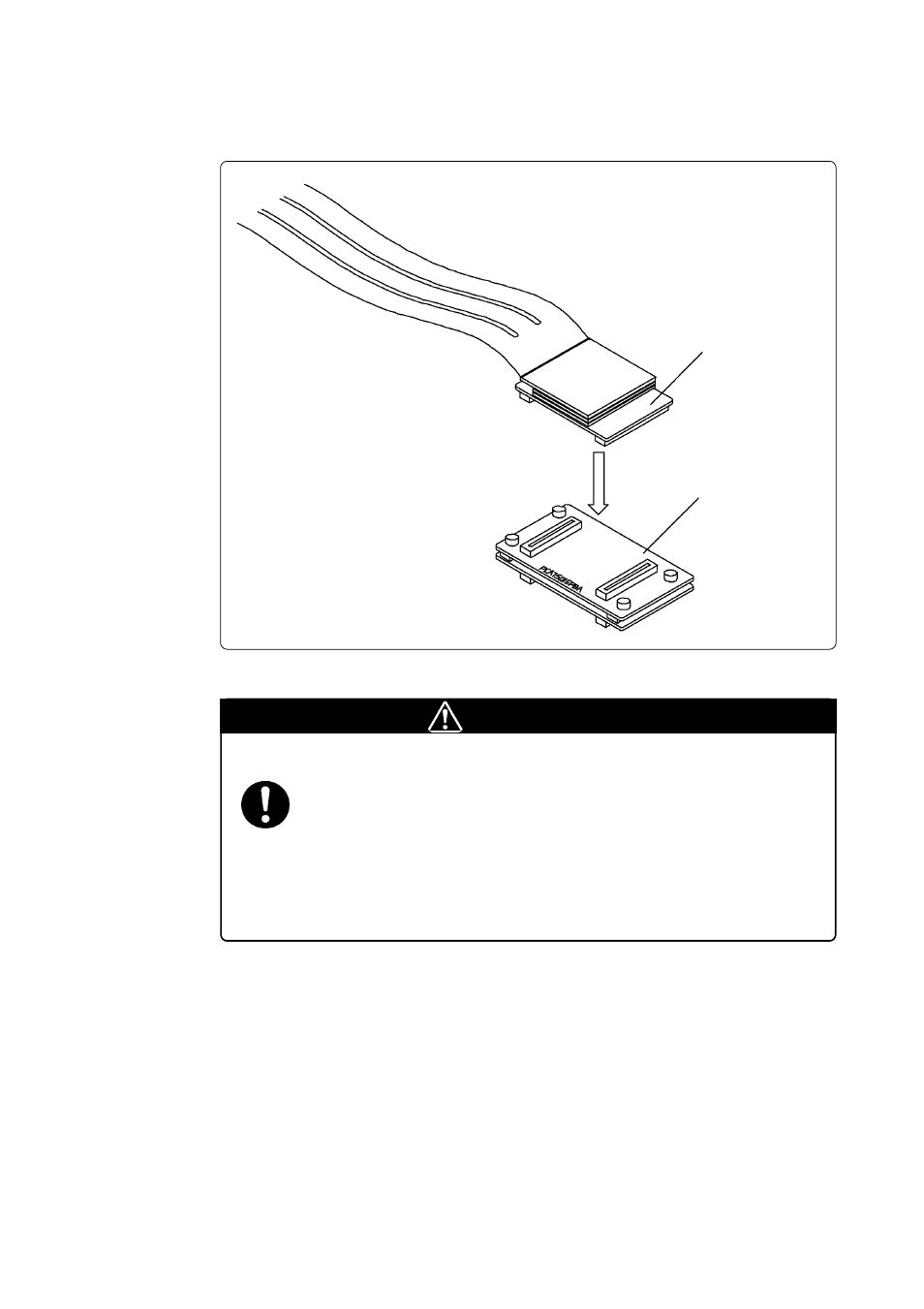 5 connecting the pc7501, Caution | Renesas M3062PT-EPB User Manual | Page 35 / 82