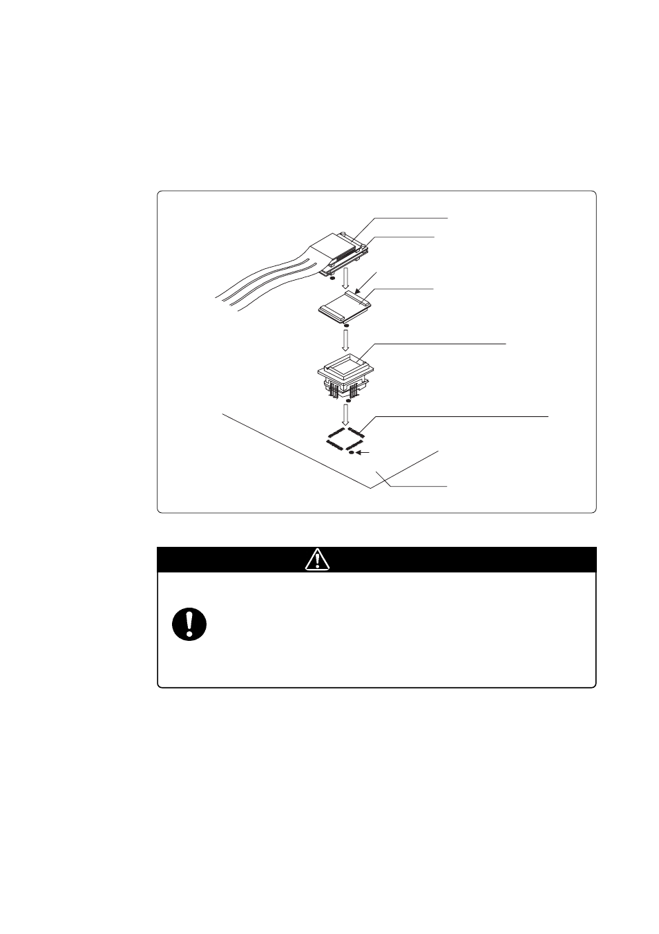 Caution | Renesas M3062PT-EPB User Manual | Page 43 / 82
