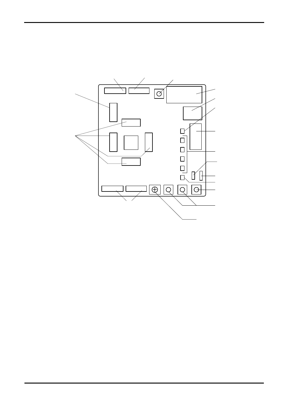 Chapter 4. board layout, Component layout | Renesas R8C/Tiny Series User Manual | Page 8 / 29