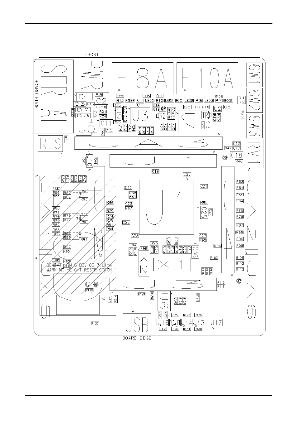 Chapter 11. component placement | Renesas H8SX/1668R User Manual | Page 32 / 35