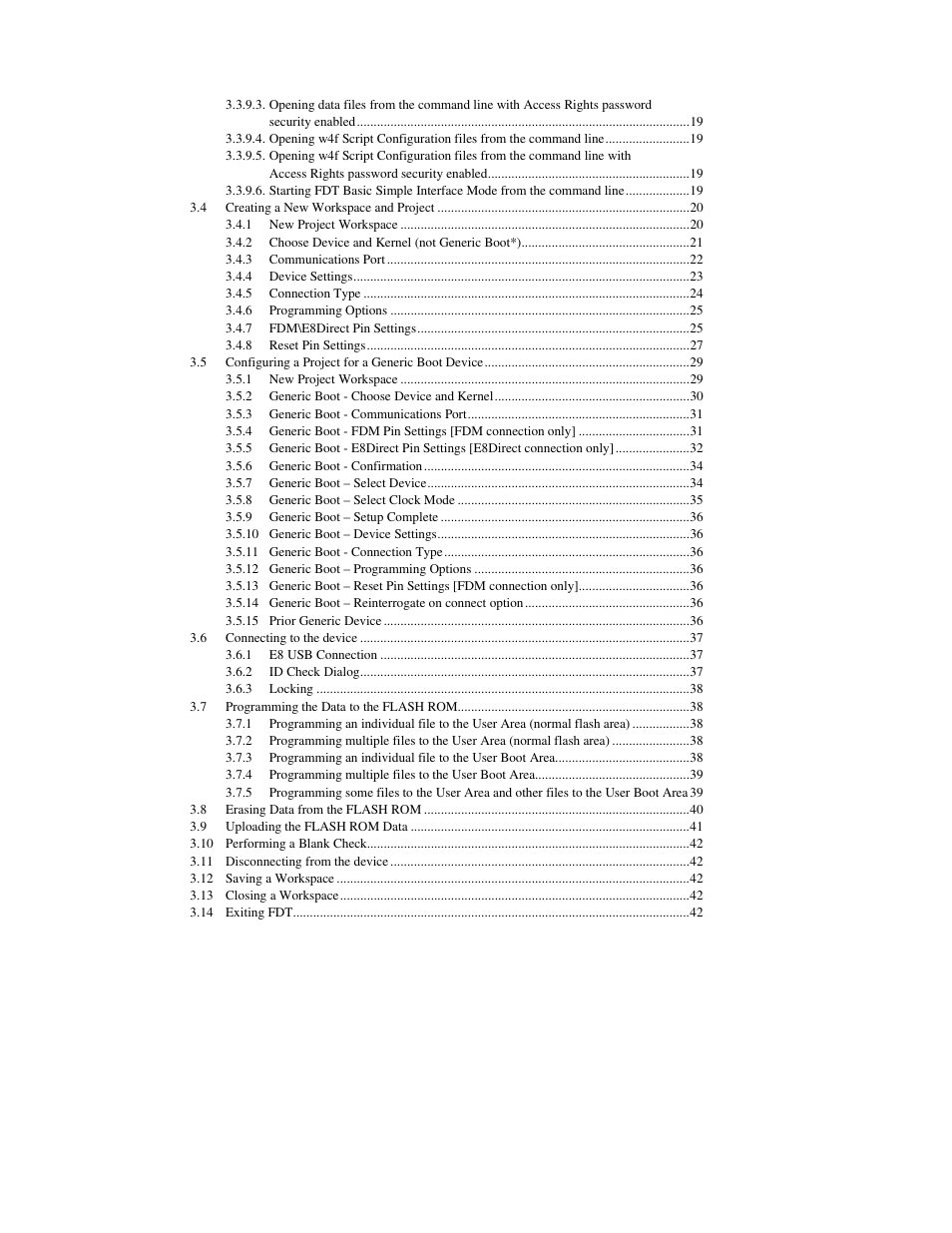 Renesas FLASH Development Toolkit 3.07 User Manual | Page 4 / 146