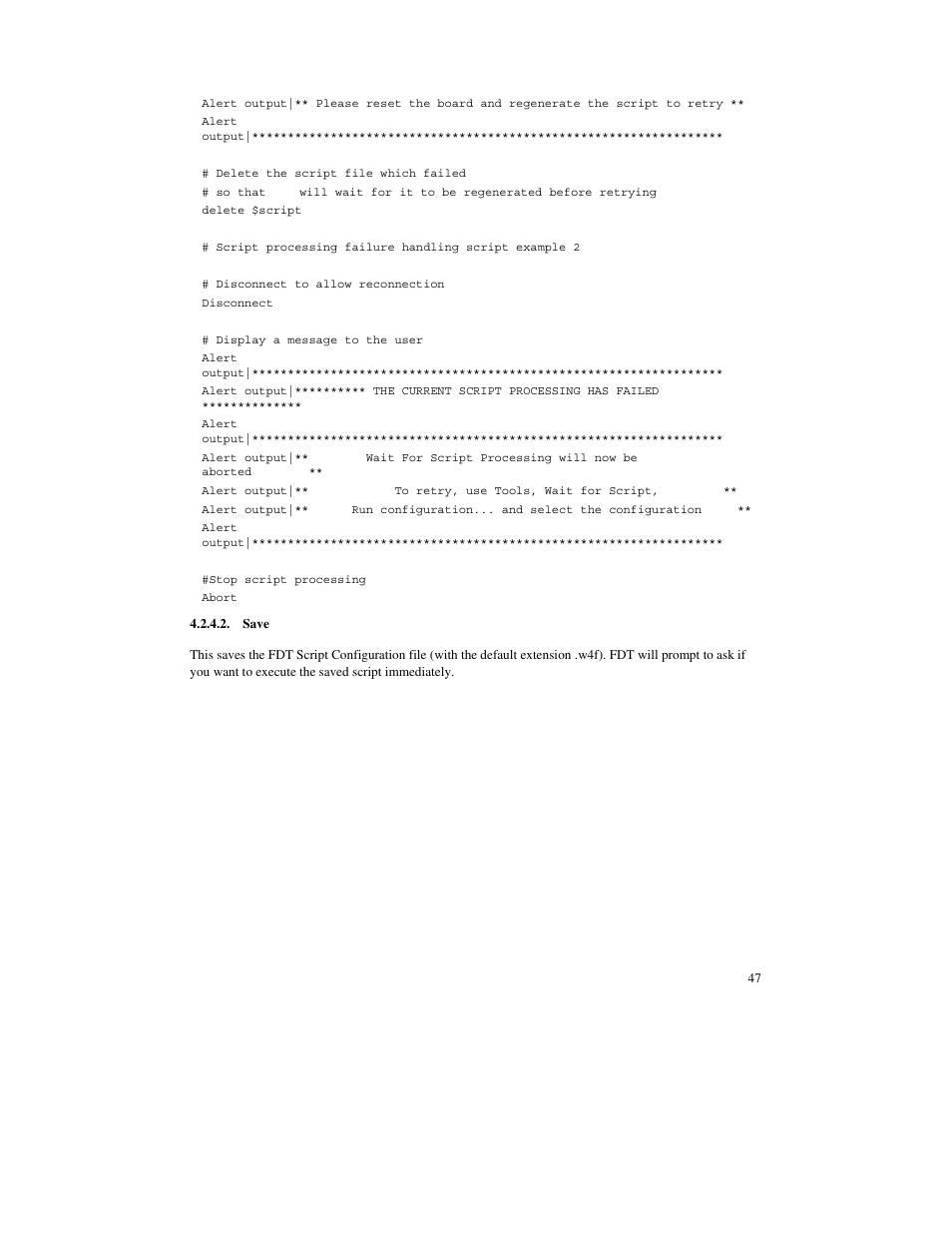 Save | Renesas FLASH Development Toolkit 3.07 User Manual | Page 61 / 146