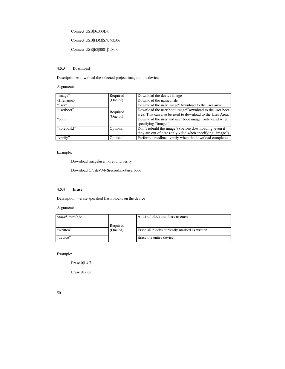 3 download, 4 erase | Renesas FLASH Development Toolkit 3.07 User Manual | Page 64 / 146