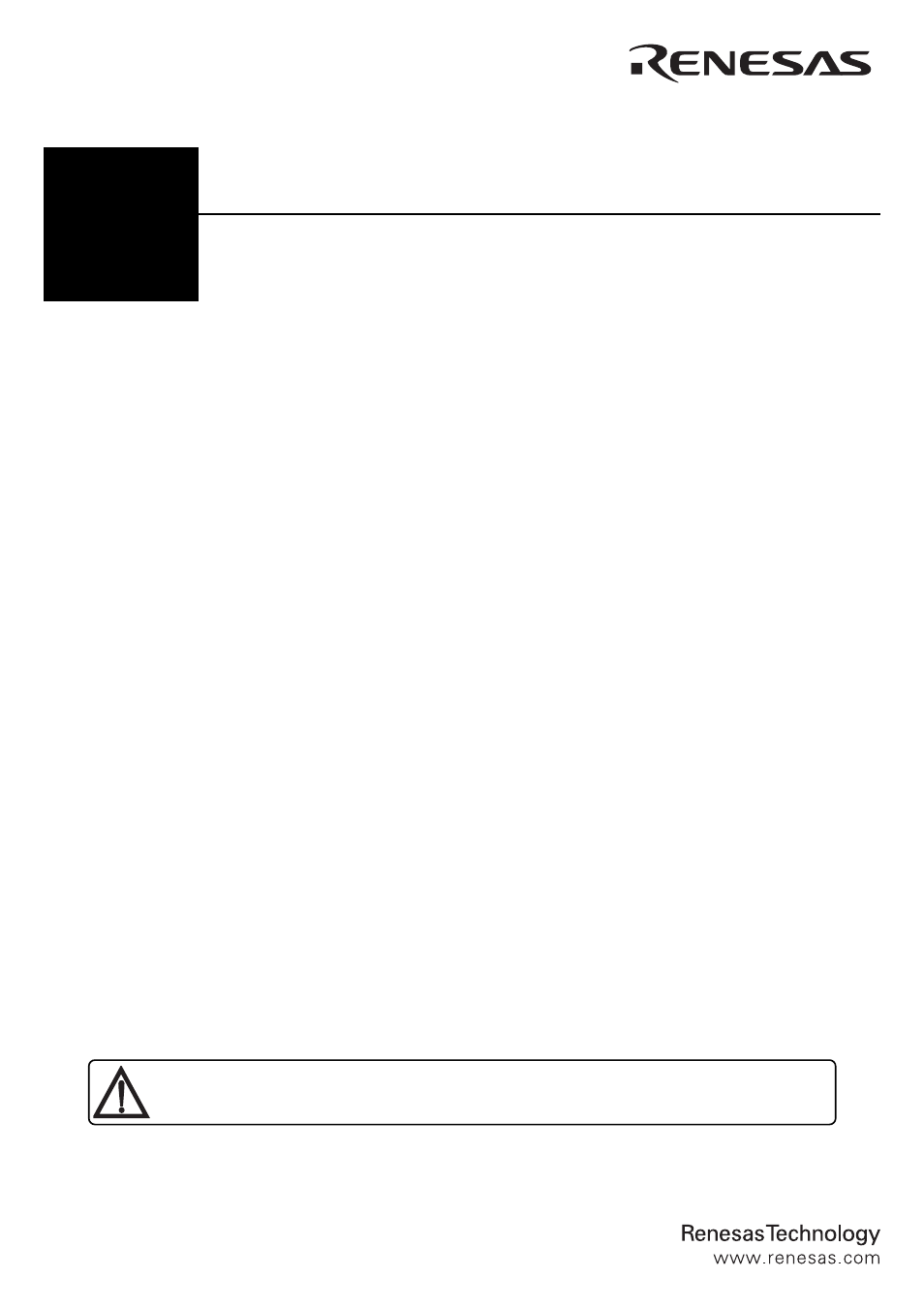 Renesas M30100 User Manual | 4 pages