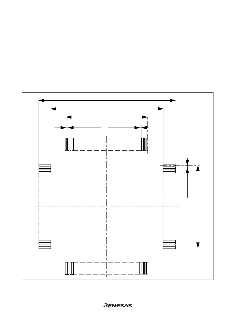 3 recommended dimensions for user system mount pad | Renesas H8S/2615 Series User Manual | Page 22 / 28