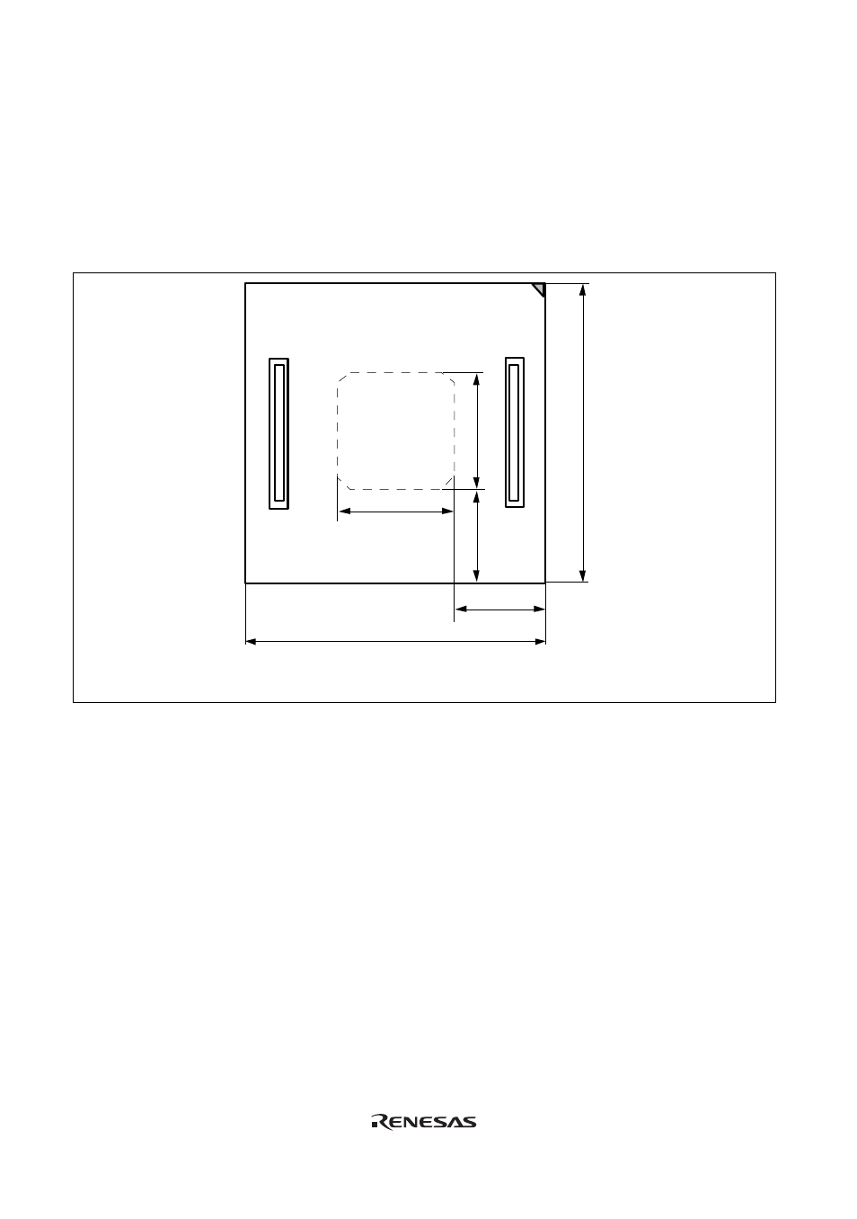 4 dimensions for user system interface cable head | Renesas H8S/2615 Series User Manual | Page 23 / 28