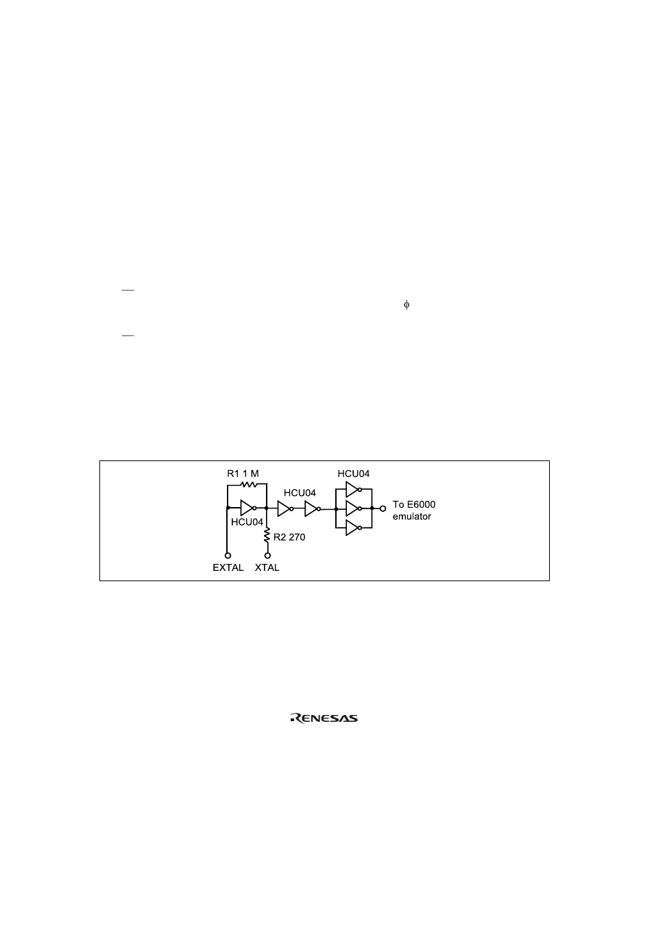 Section 4 verifying operation, Figure 10 clock oscillator circuits | Renesas TFP-120 User Manual | Page 20 / 21