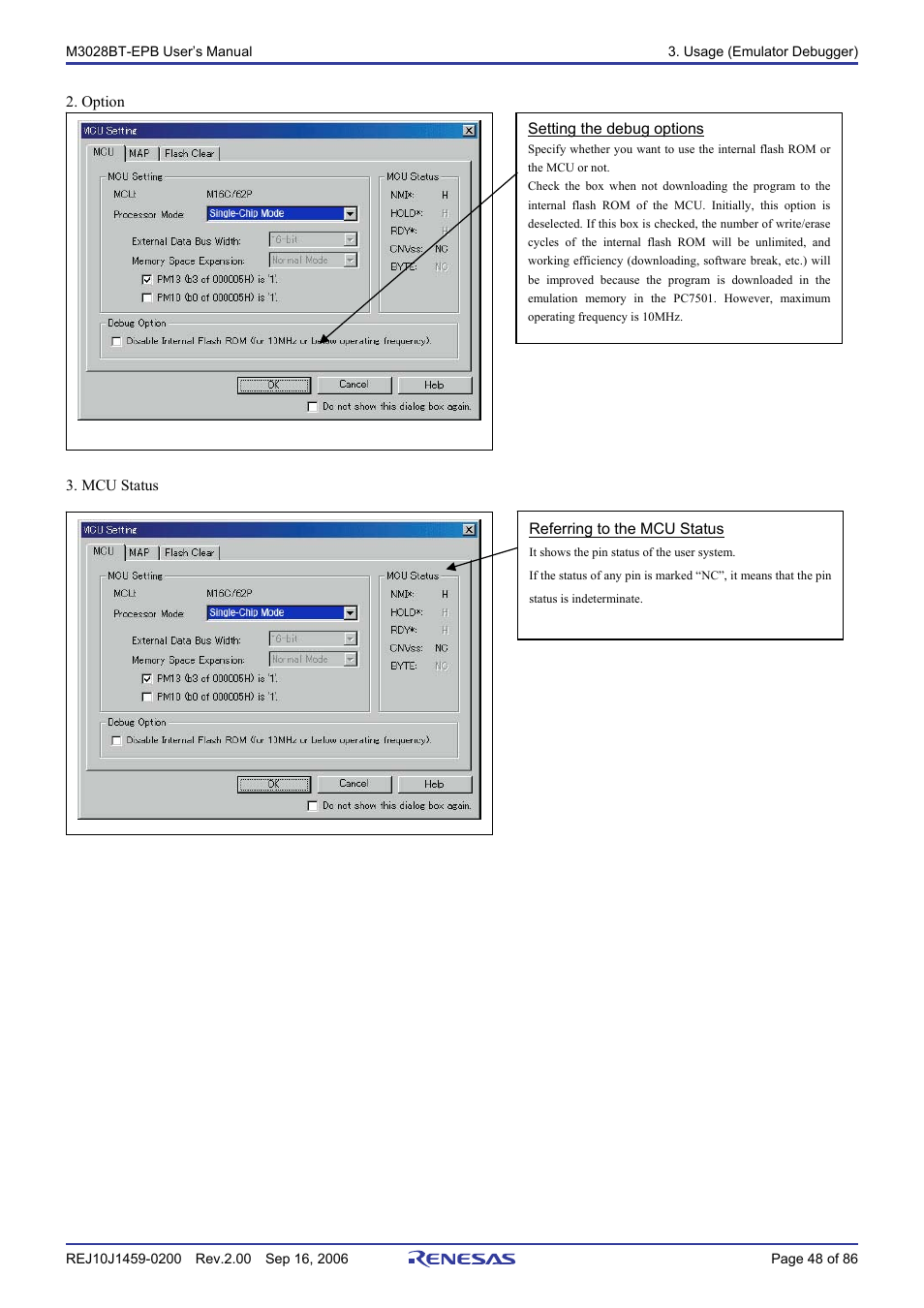 Renesas M3028BT-EPB User Manual | Page 50 / 88