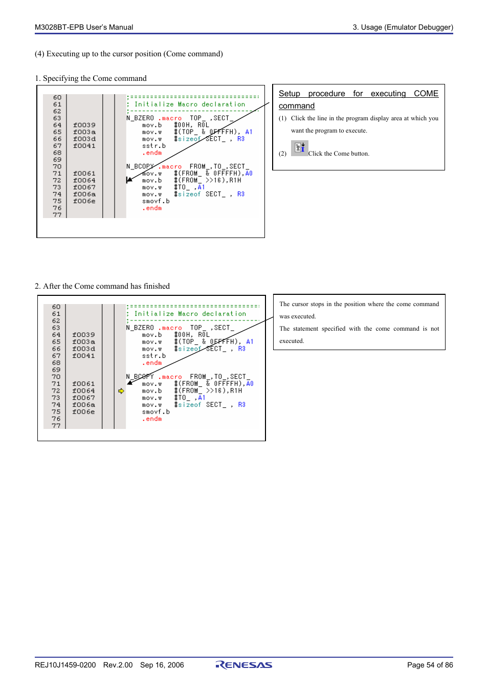 Renesas M3028BT-EPB User Manual | Page 56 / 88