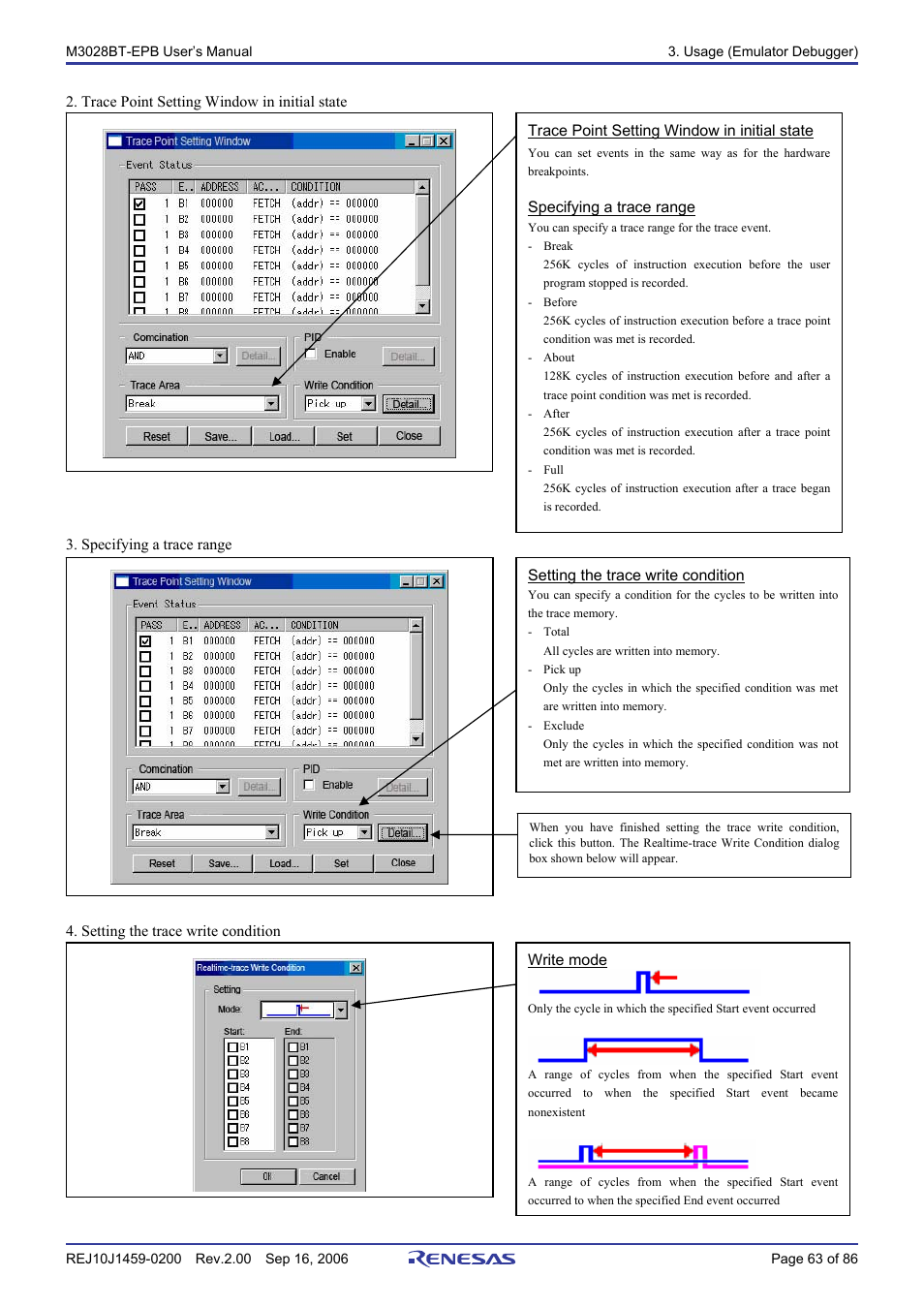 Renesas M3028BT-EPB User Manual | Page 65 / 88