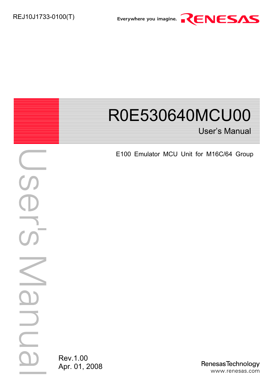 Renesas R0E530640MCU00 User Manual | 229 pages