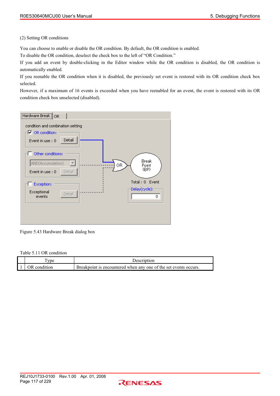 Renesas R0E530640MCU00 User Manual | Page 117 / 229