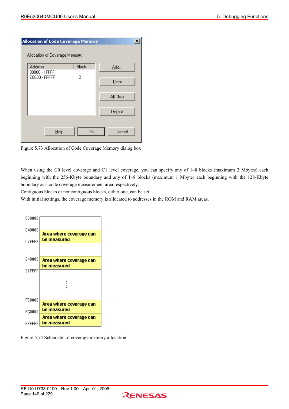 Renesas R0E530640MCU00 User Manual | Page 149 / 229