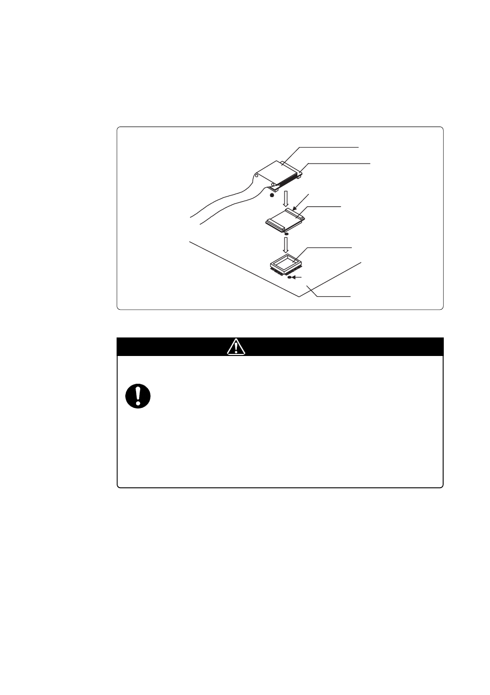 1) connecting to a 100-pin lcc socket, Caution | Renesas Emulation Pod M3062NT3-RPD-E User Manual | Page 44 / 86