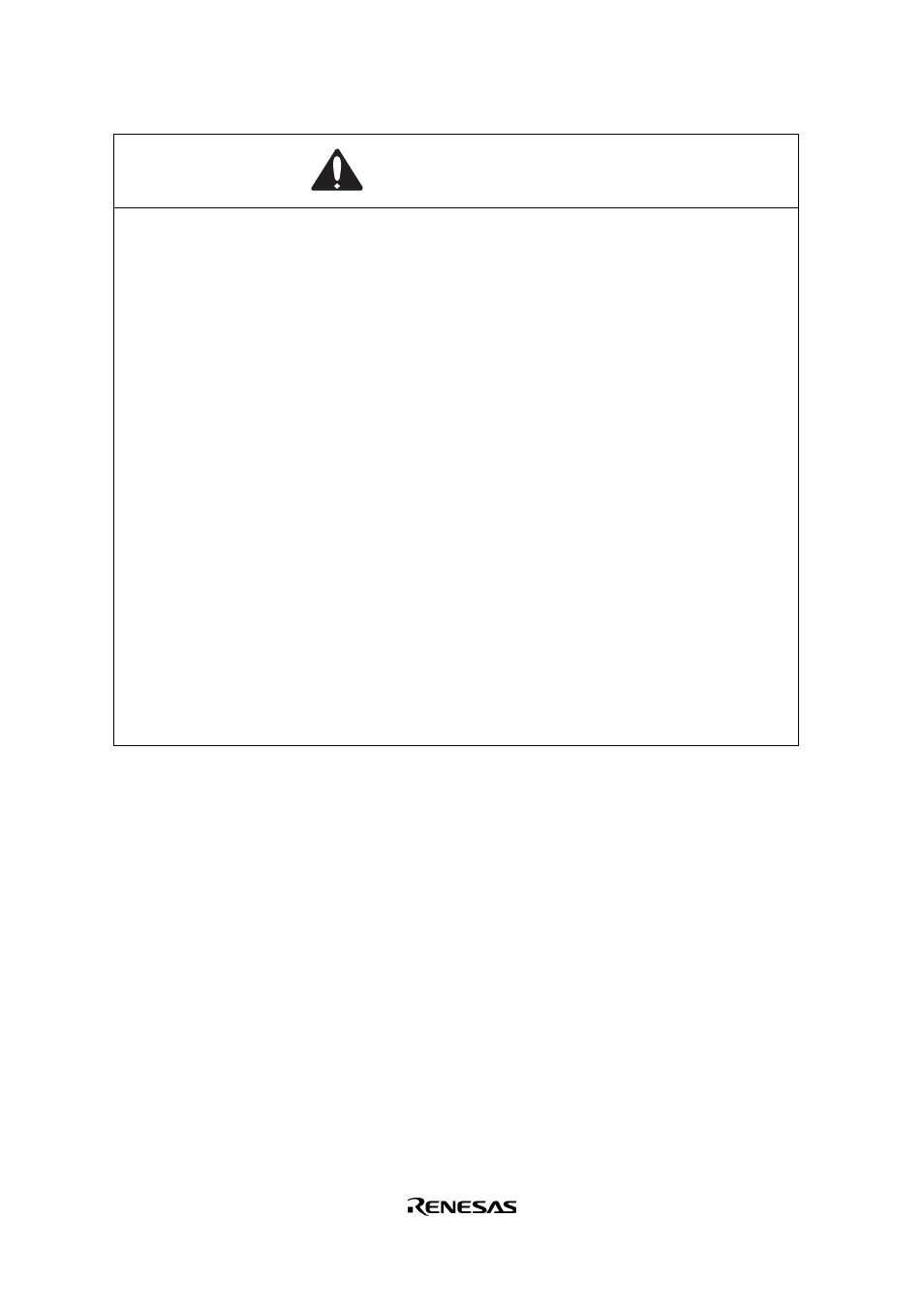 Warning | Renesas HS2378KCI01H User Manual | Page 11 / 170