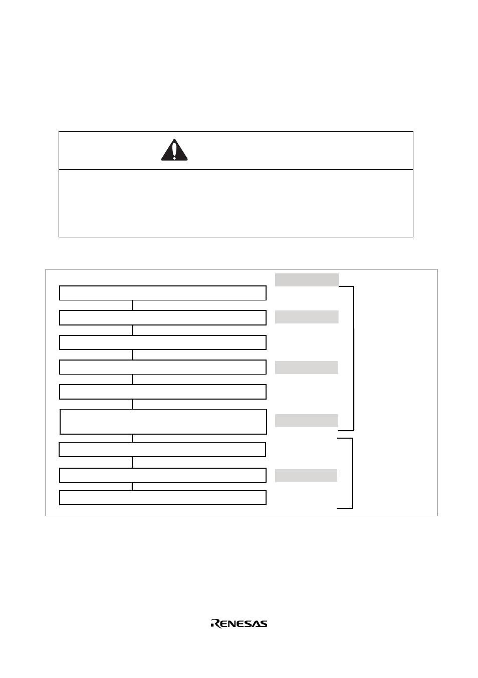 Section 2 preparation before use, 1 emulator preparation, Warning | Renesas HS2378KCI01H User Manual | Page 31 / 170