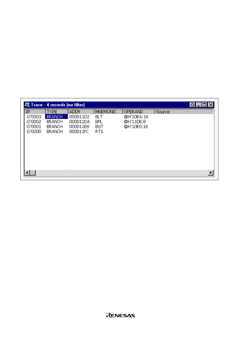 17 trace function | Renesas HS2378KCI01H User Manual | Page 88 / 170