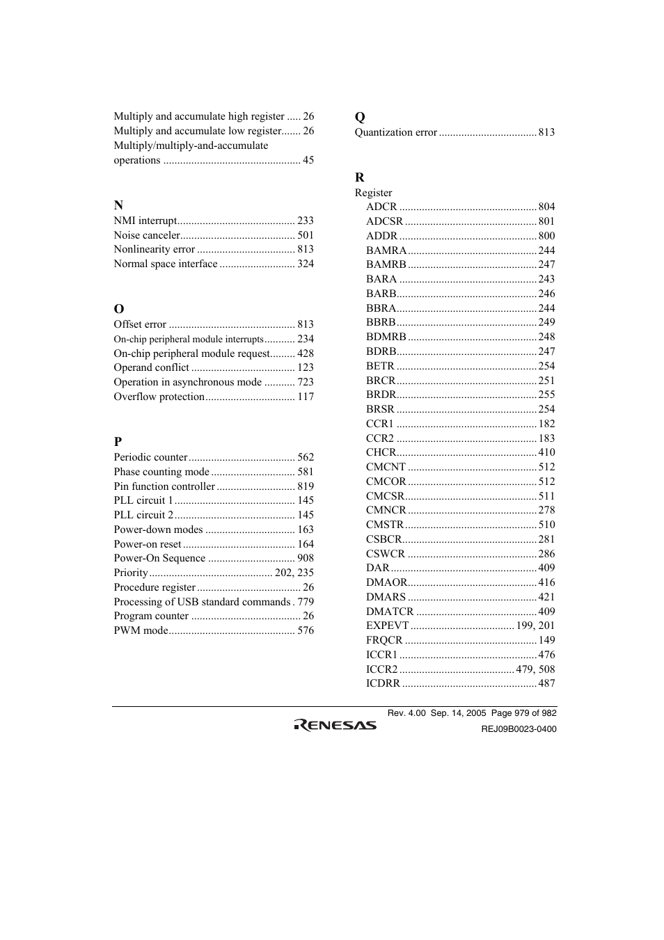 Renesas SH7641 User Manual | Page 1029 / 1036
