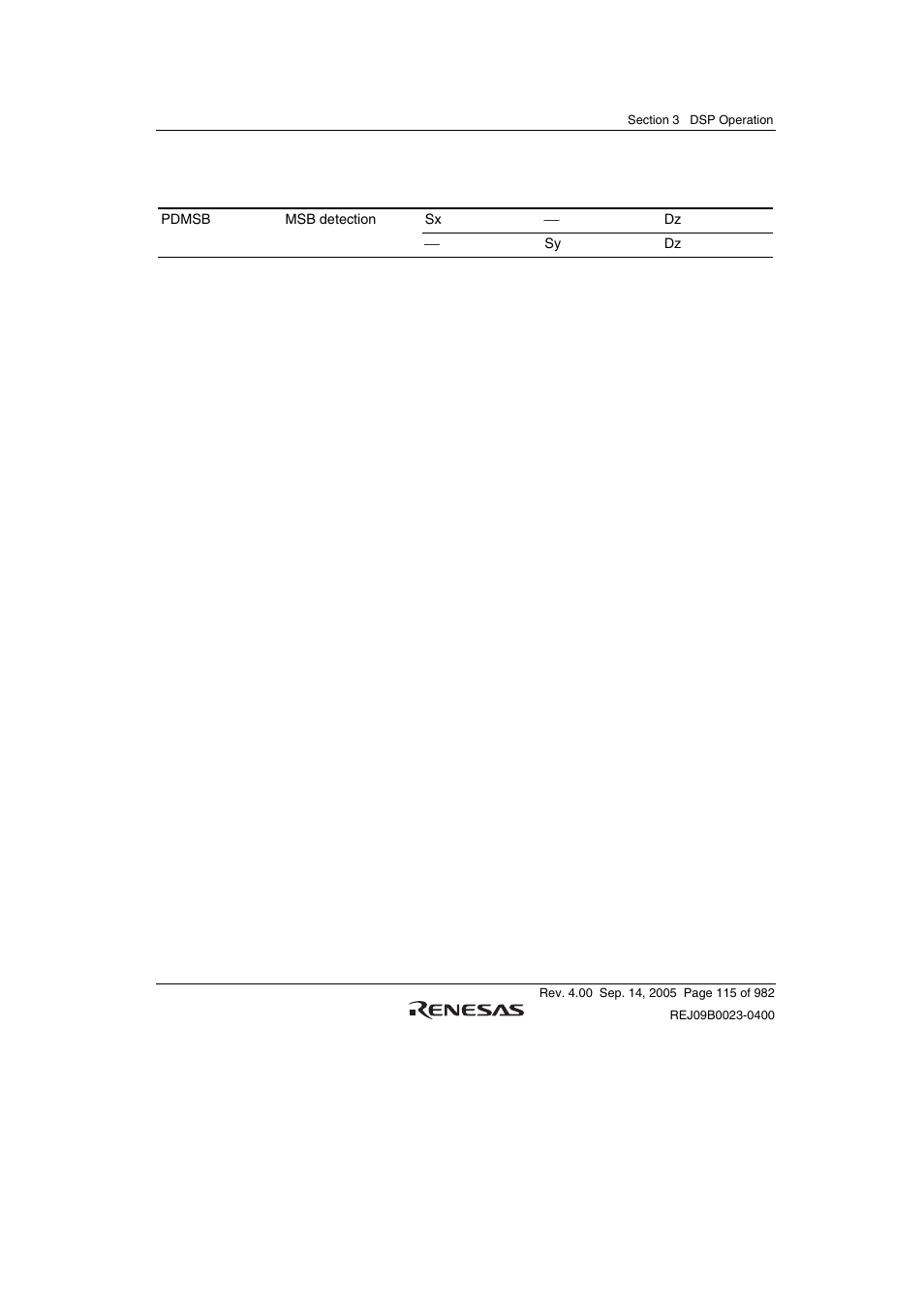 7 rounding operation | Renesas SH7641 User Manual | Page 165 / 1036