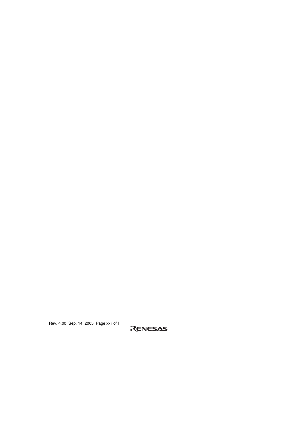 Renesas SH7641 User Manual | Page 22 / 1036