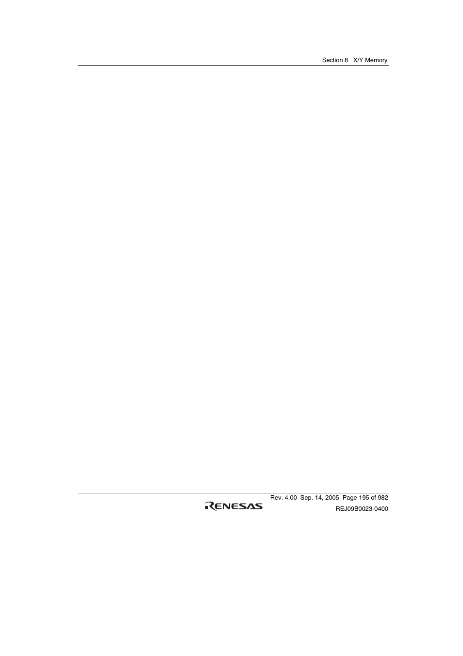 4 x/y memory access from dmac, 5 usage note, 6 sleep mode | 7 address error | Renesas SH7641 User Manual | Page 245 / 1036