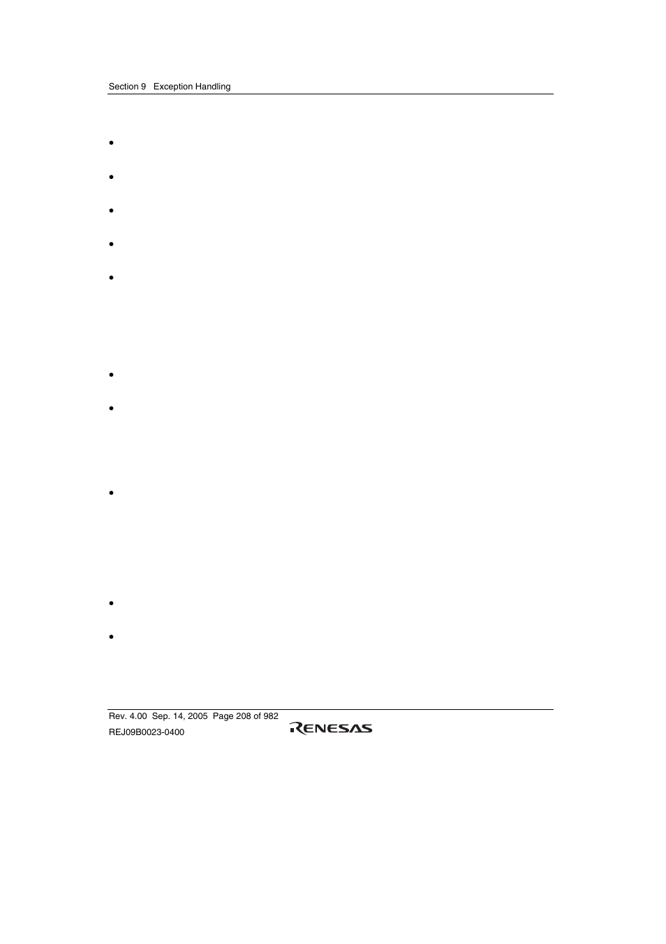 Renesas SH7641 User Manual | Page 258 / 1036