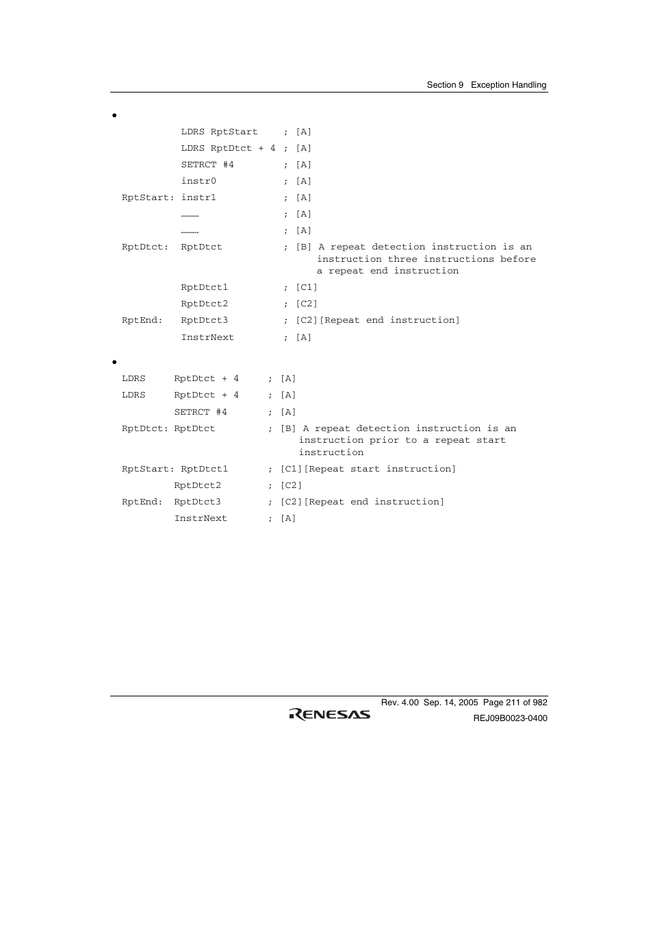 Renesas SH7641 User Manual | Page 261 / 1036