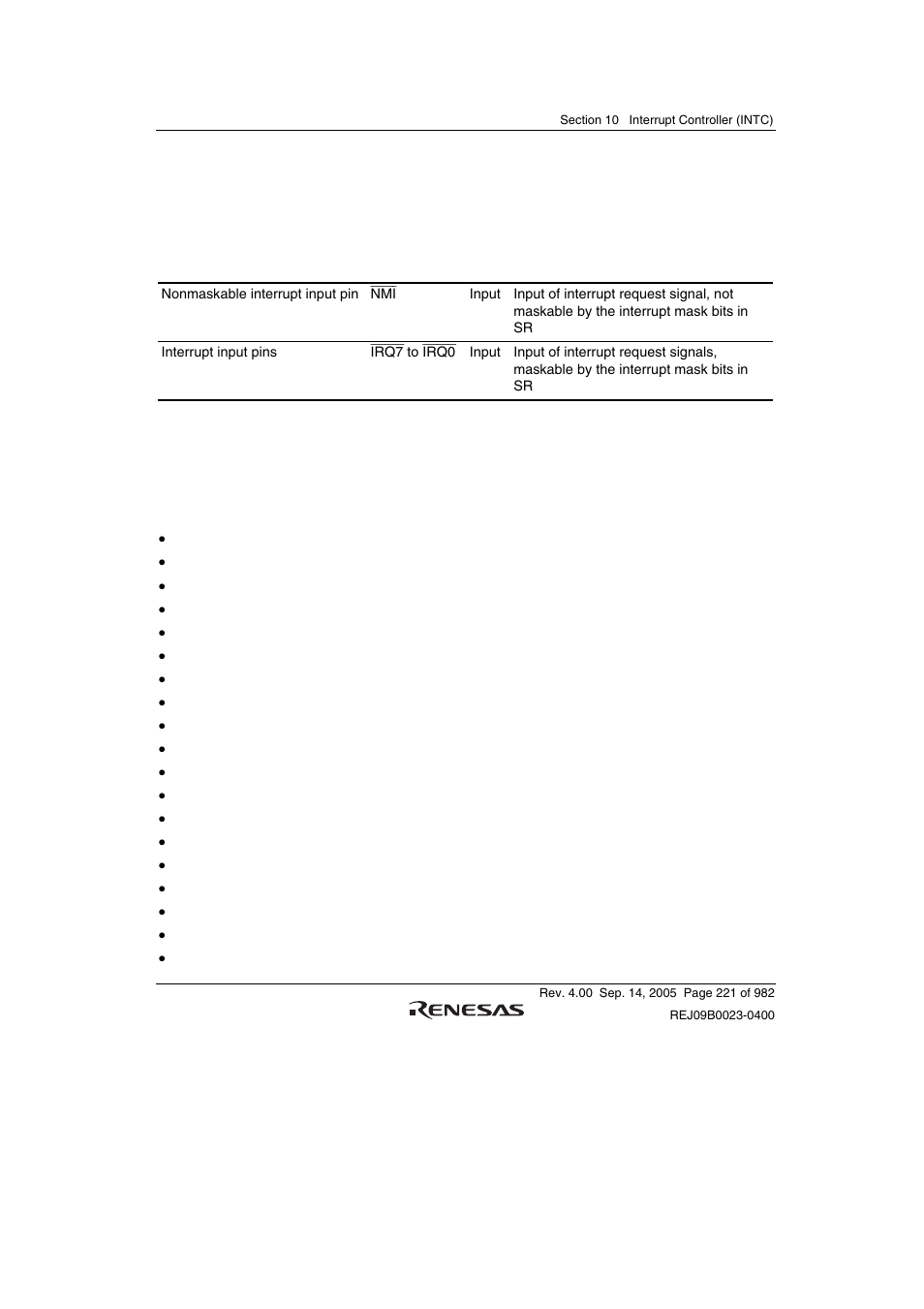 2 input/output pins, 3 register descriptions | Renesas SH7641 User Manual | Page 271 / 1036