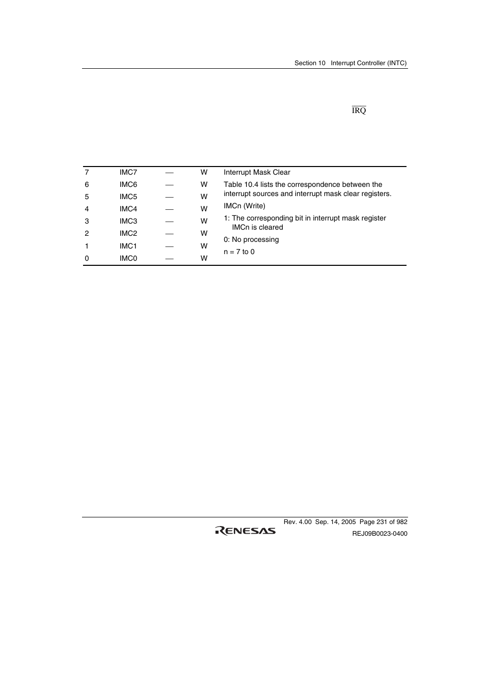 Renesas SH7641 User Manual | Page 281 / 1036