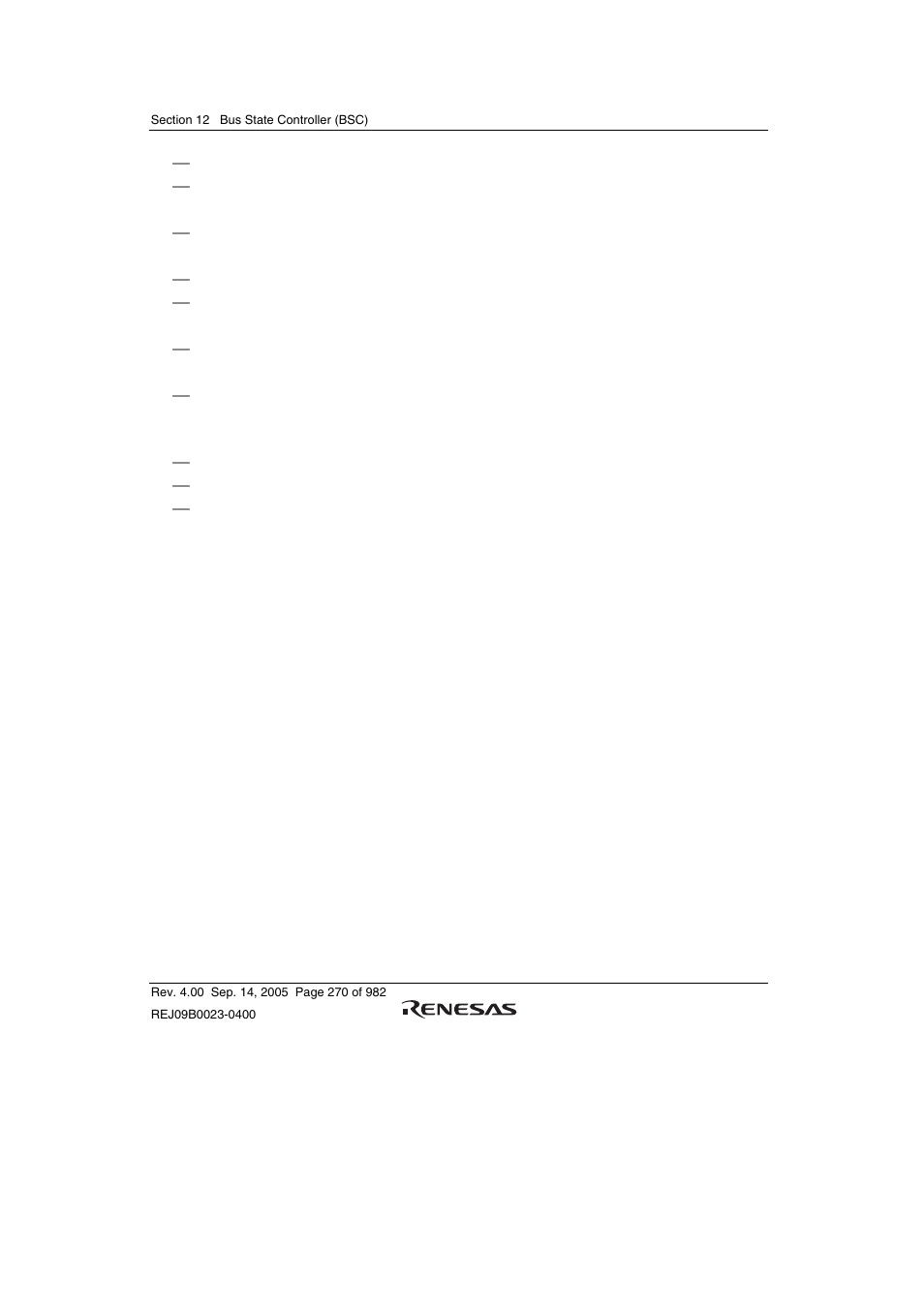 Renesas SH7641 User Manual | Page 320 / 1036