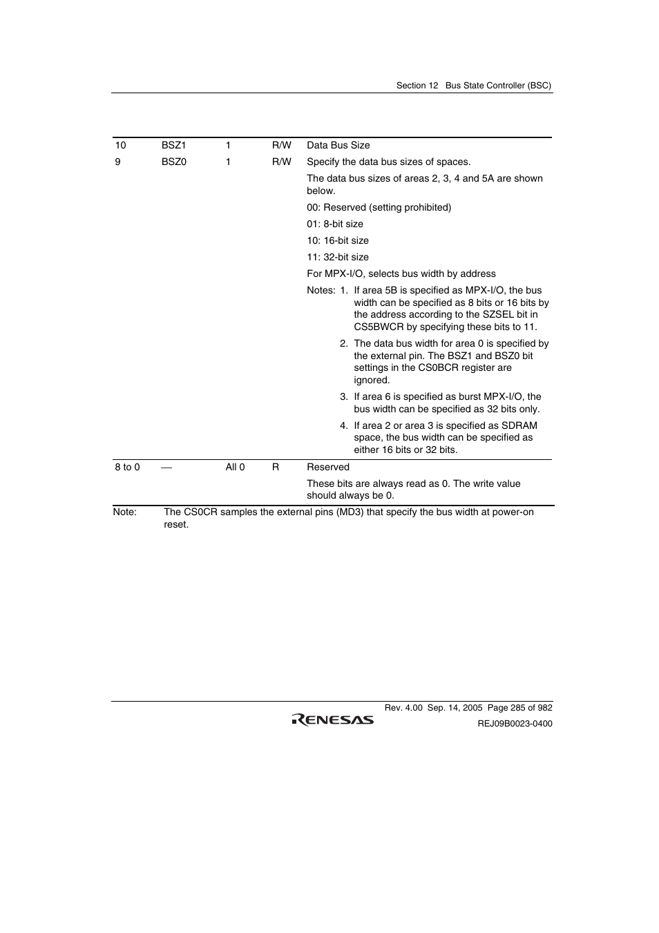 Renesas SH7641 User Manual | Page 335 / 1036