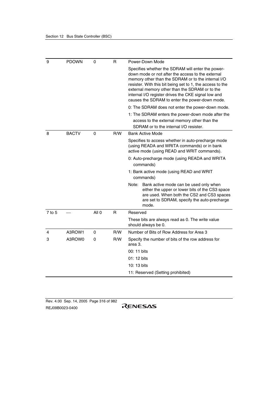 Renesas SH7641 User Manual | Page 366 / 1036