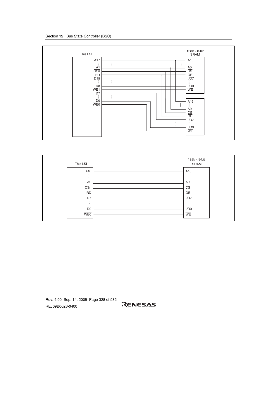 Renesas SH7641 User Manual | Page 378 / 1036