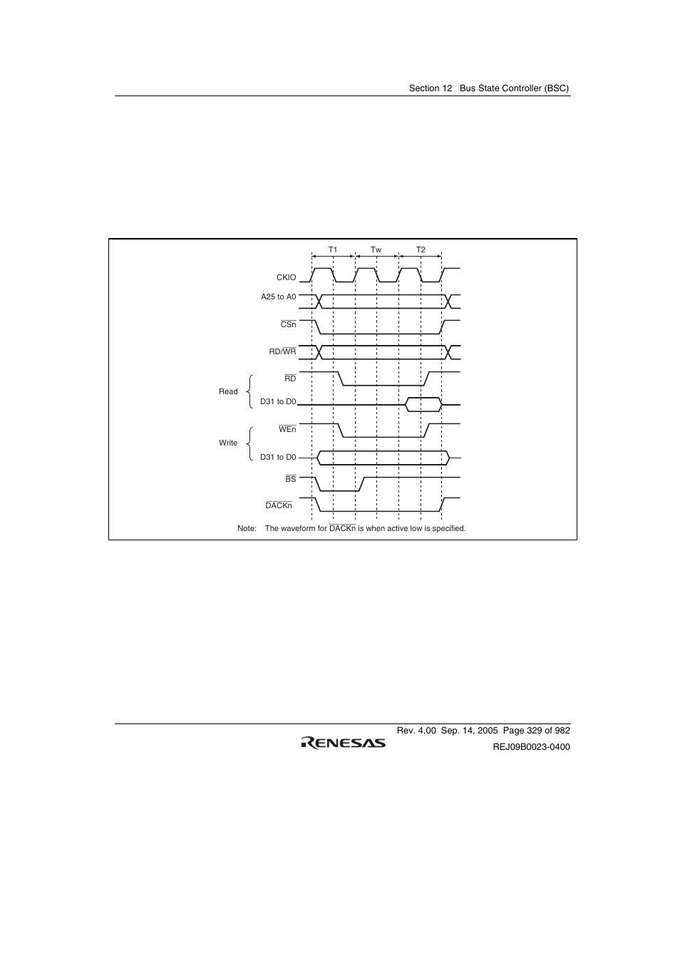 3 access wait control | Renesas SH7641 User Manual | Page 379 / 1036