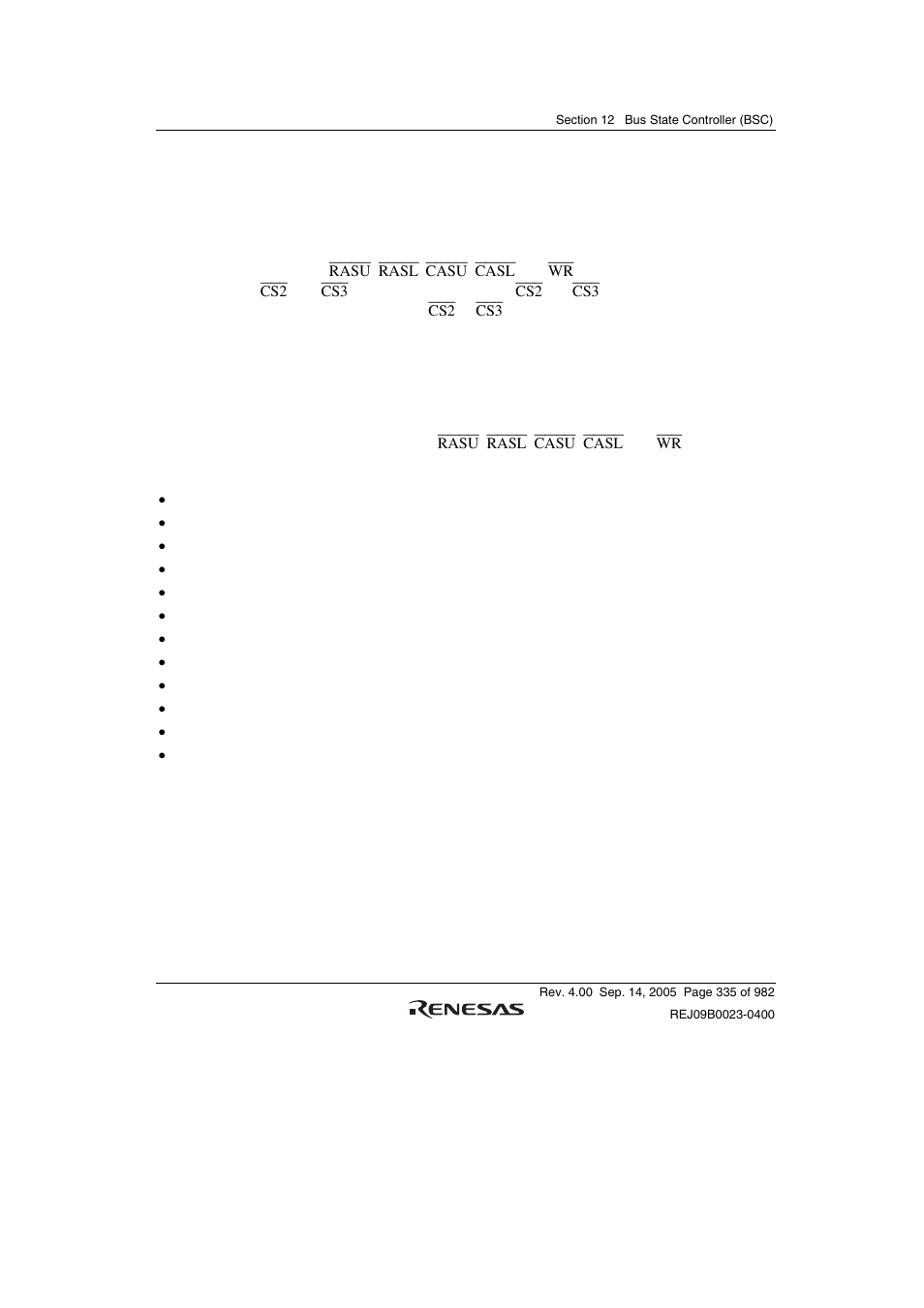 6 sdram interface | Renesas SH7641 User Manual | Page 385 / 1036