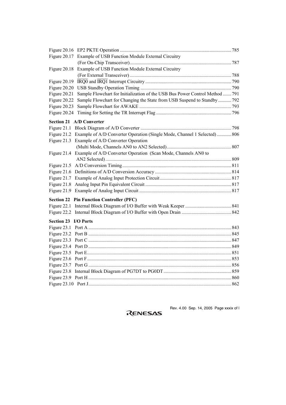 Renesas SH7641 User Manual | Page 39 / 1036