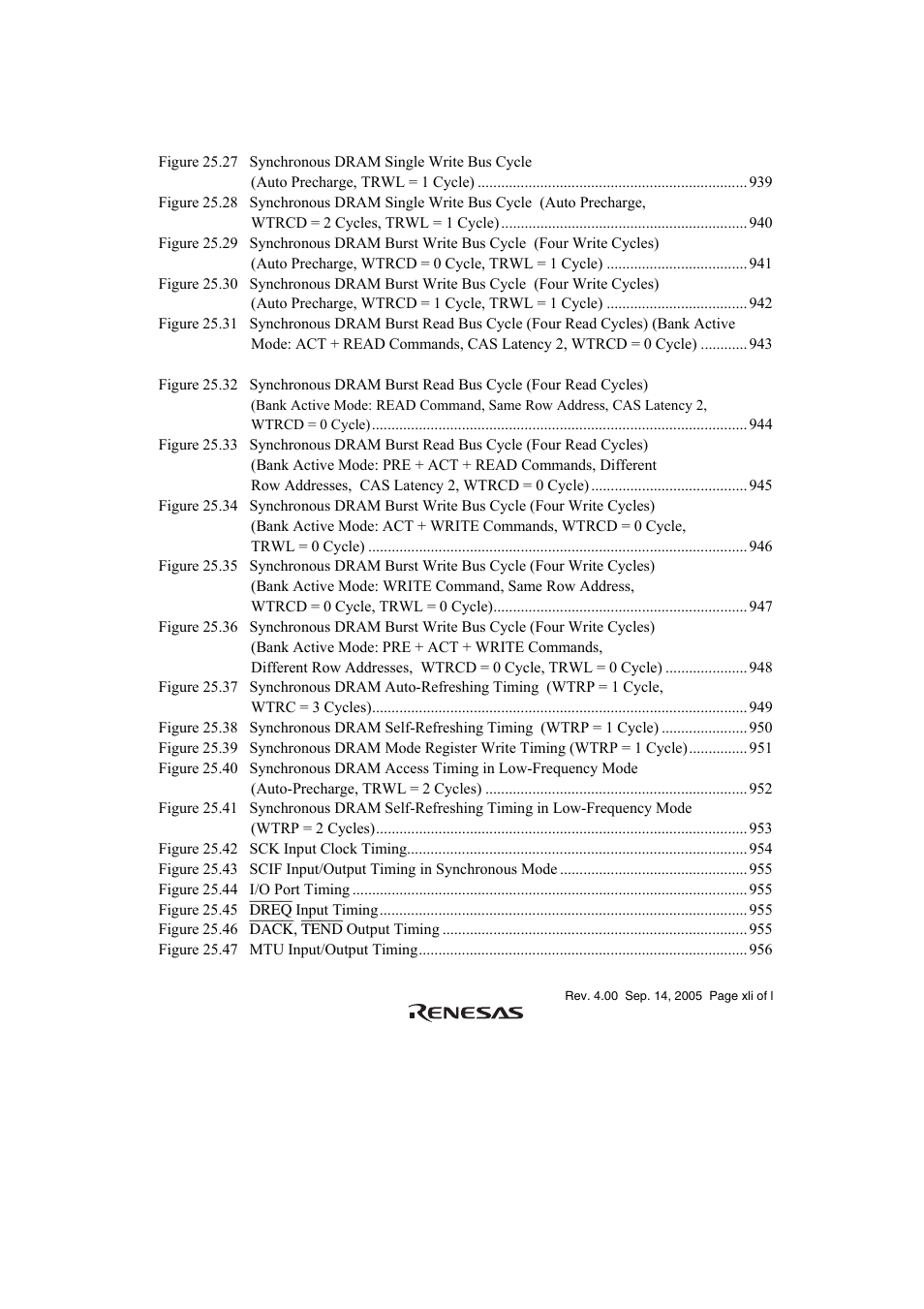 Renesas SH7641 User Manual | Page 41 / 1036