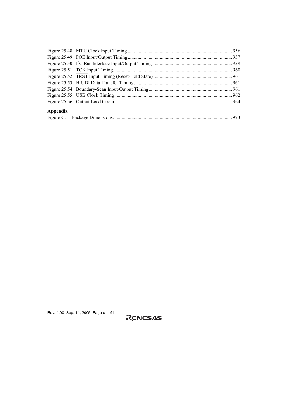 Renesas SH7641 User Manual | Page 42 / 1036