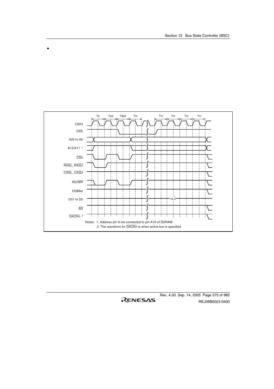 Renesas SH7641 User Manual | Page 425 / 1036