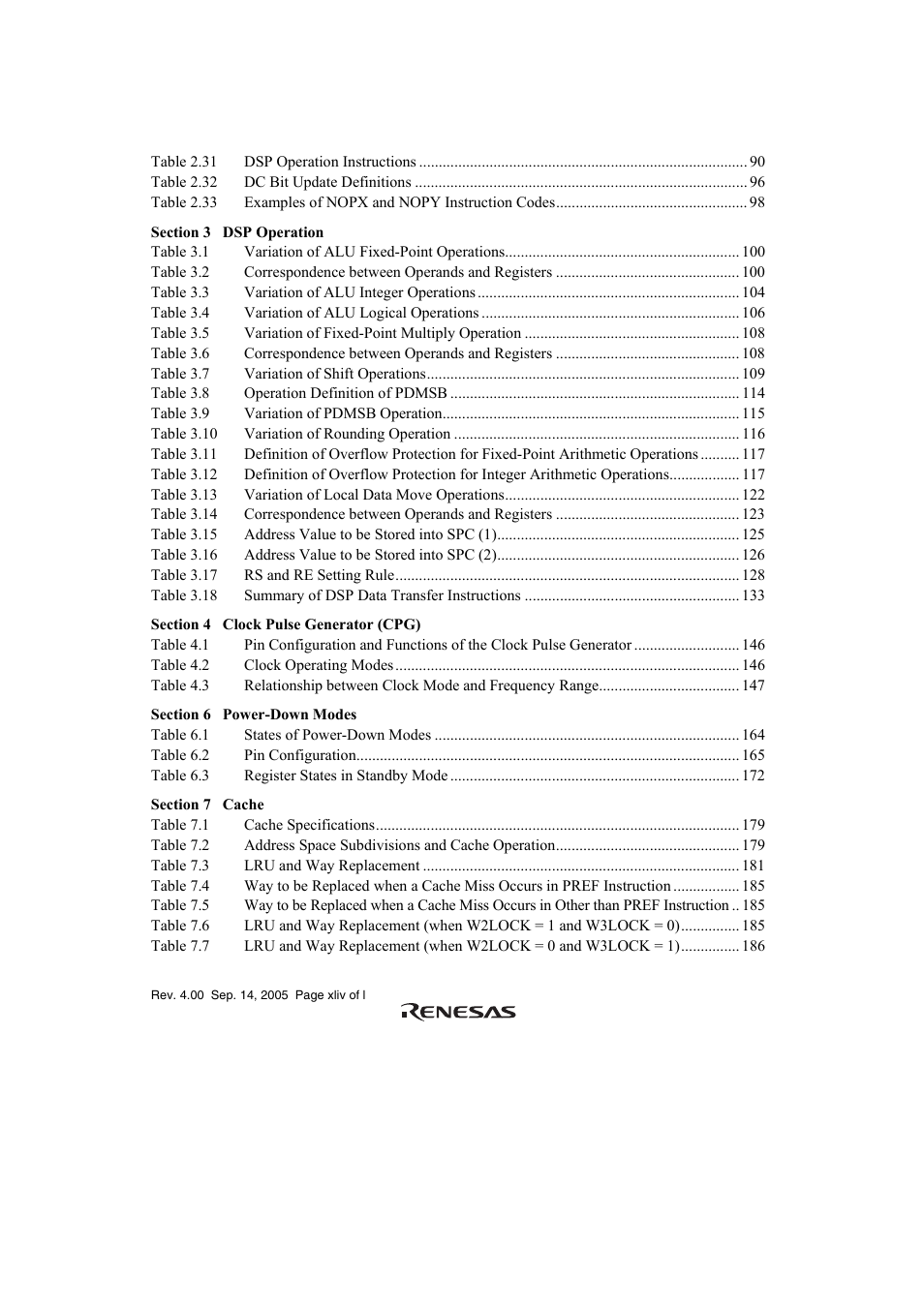 Renesas SH7641 User Manual | Page 44 / 1036