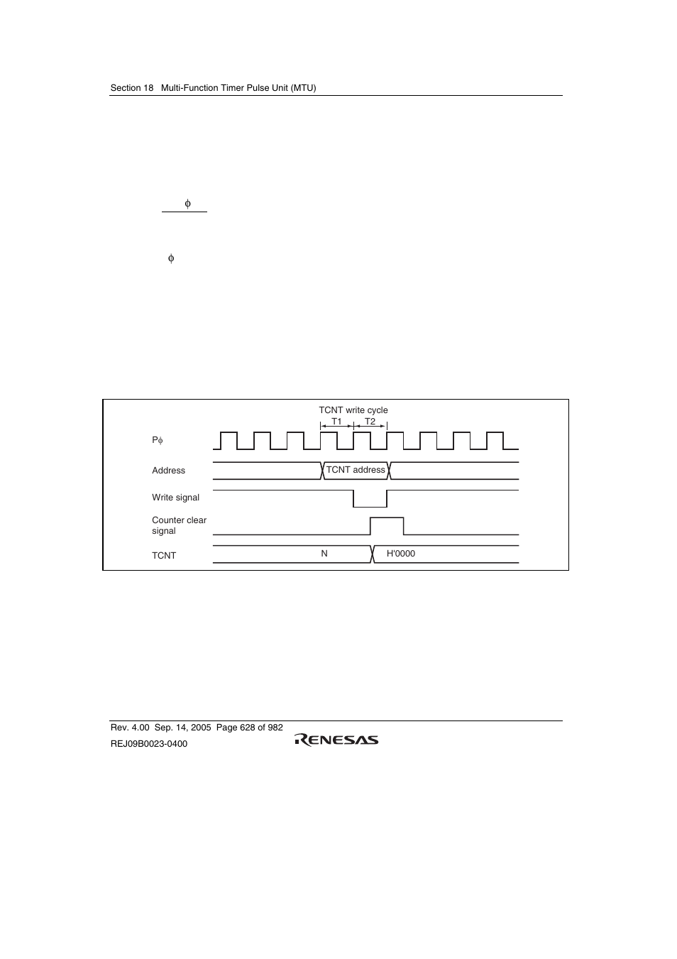 3 caution on period setting, 4 conflict between tcnt write and clear operations | Renesas SH7641 User Manual | Page 678 / 1036