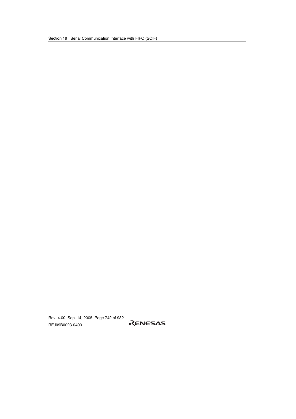 5 scif interrupts and dmac | Renesas SH7641 User Manual | Page 792 / 1036