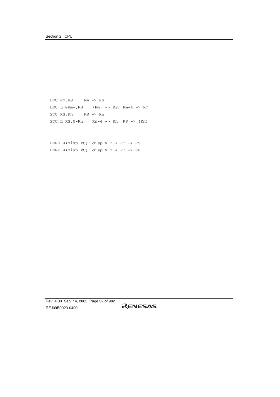 Renesas SH7641 User Manual | Page 82 / 1036