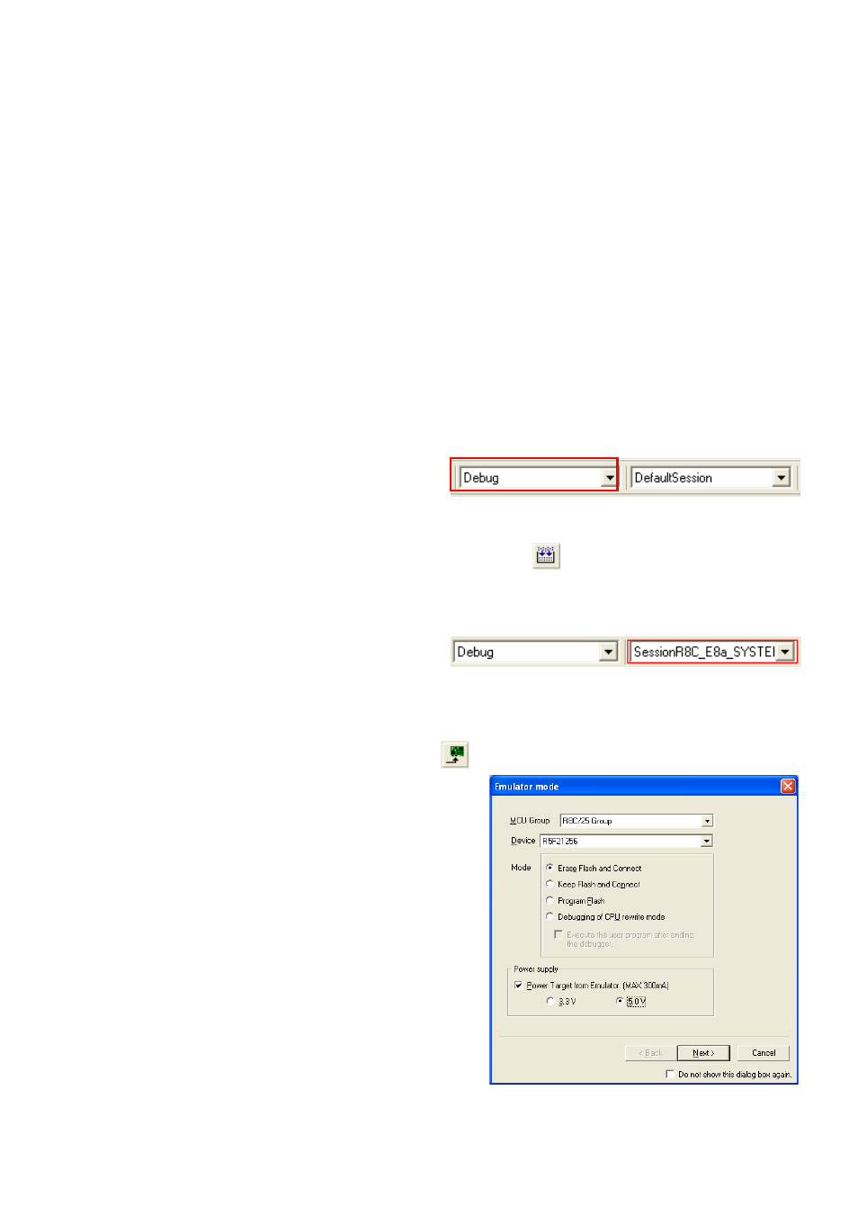 Renesas R8C/25 User Manual | Page 3 / 5