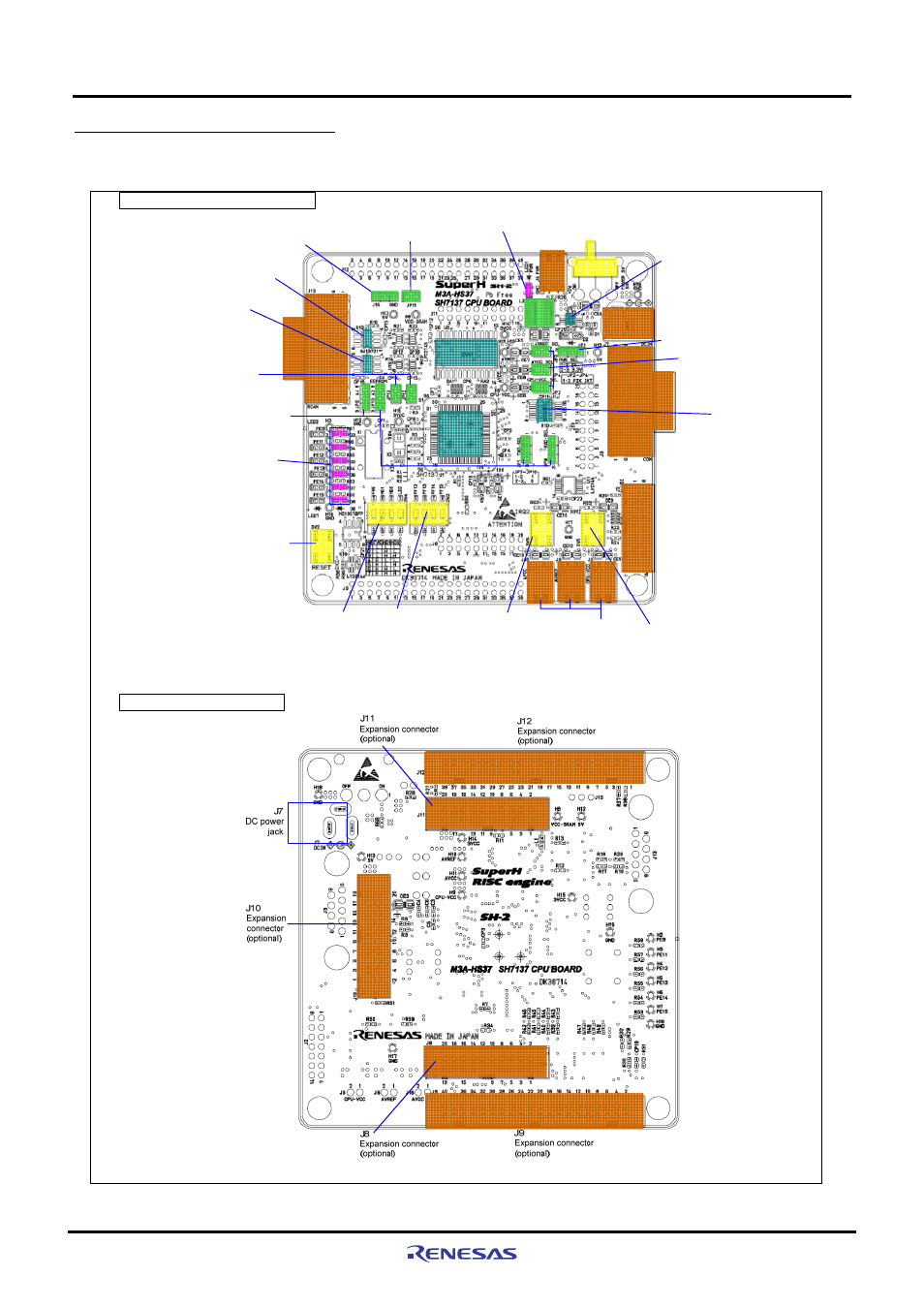 6 m3a-hs37 major components, Overview, M3a-hs37 major components | Renesas M3A-HS37 User Manual | Page 12 / 64