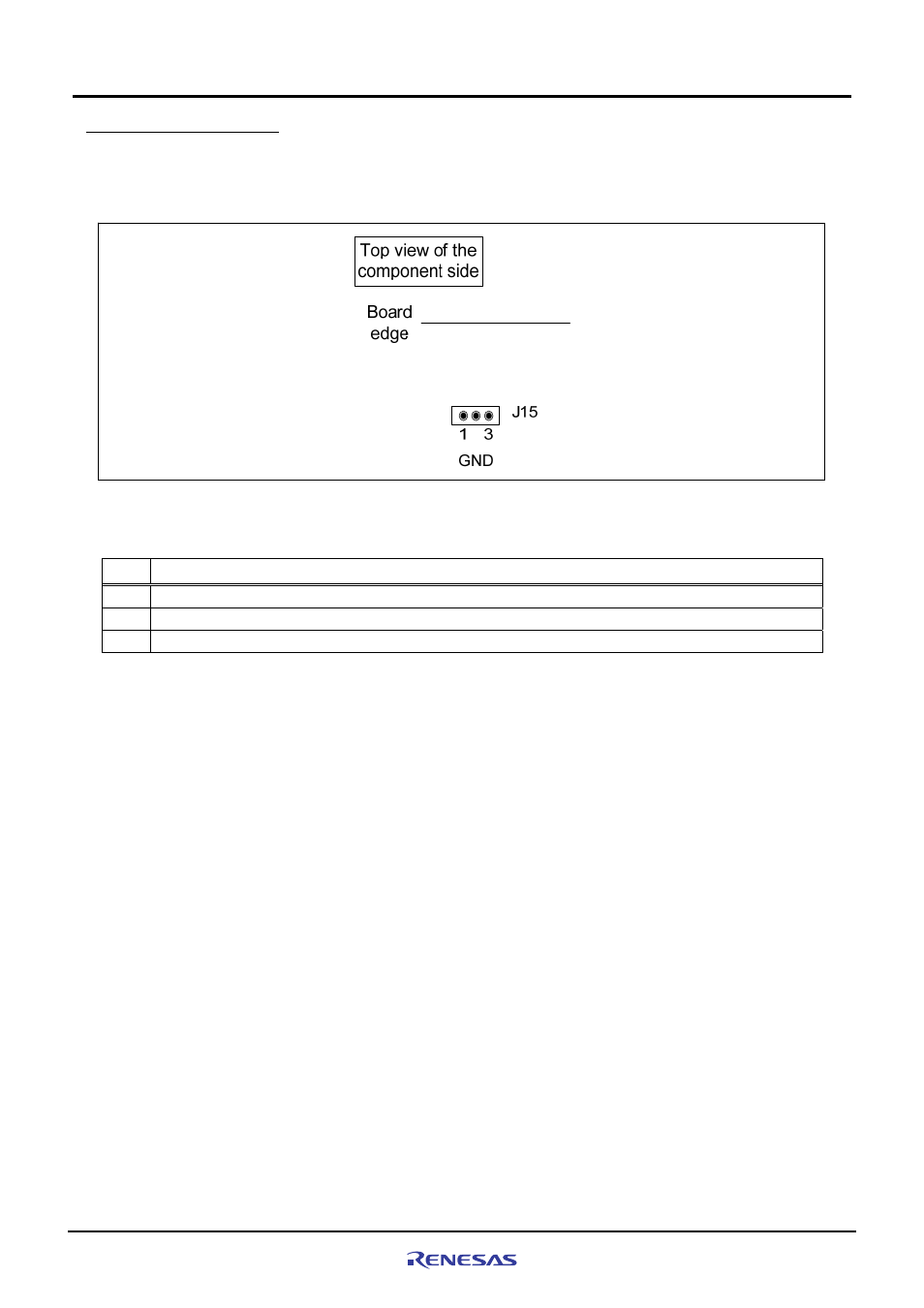 8 gnd connector (j15) | Renesas M3A-HS37 User Manual | Page 45 / 64