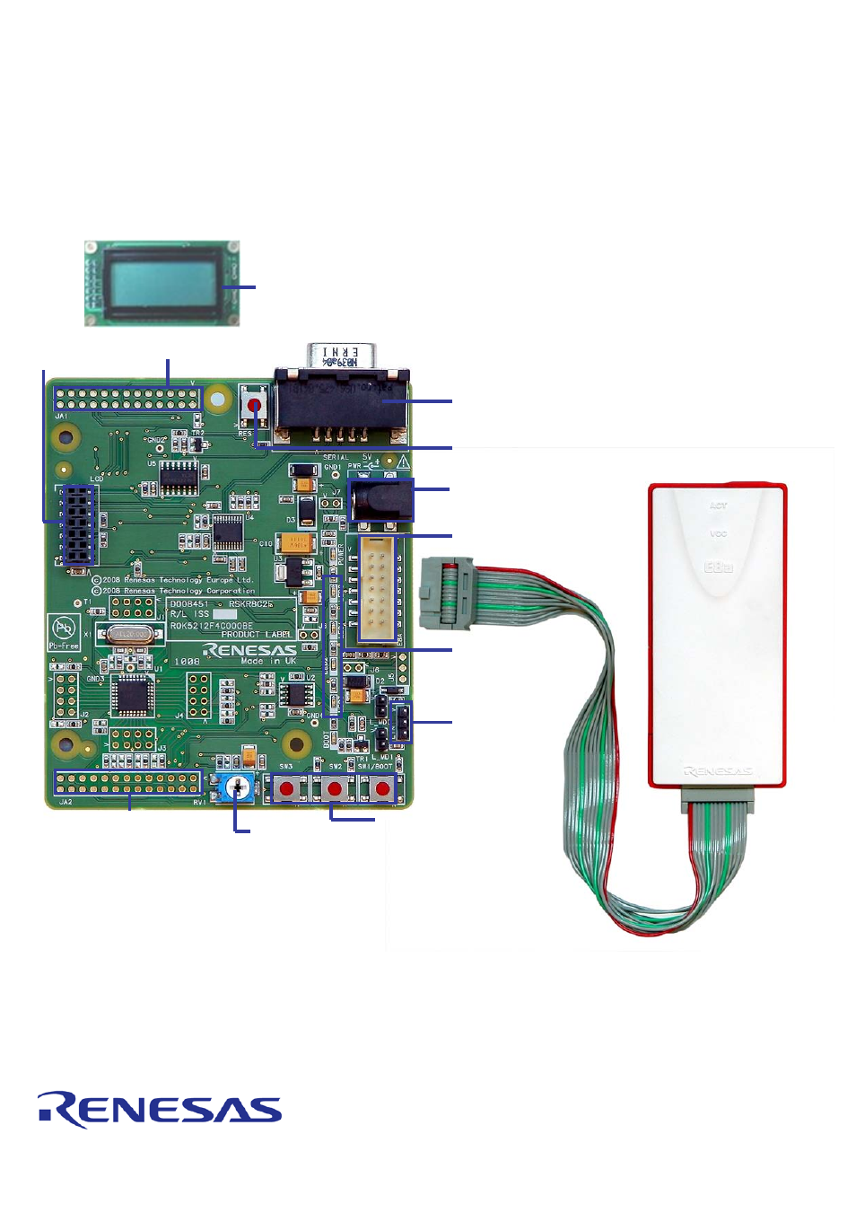 Renesas starter kit for r8c/2f quick start | Renesas R8C/2F User Manual | Page 3 / 6