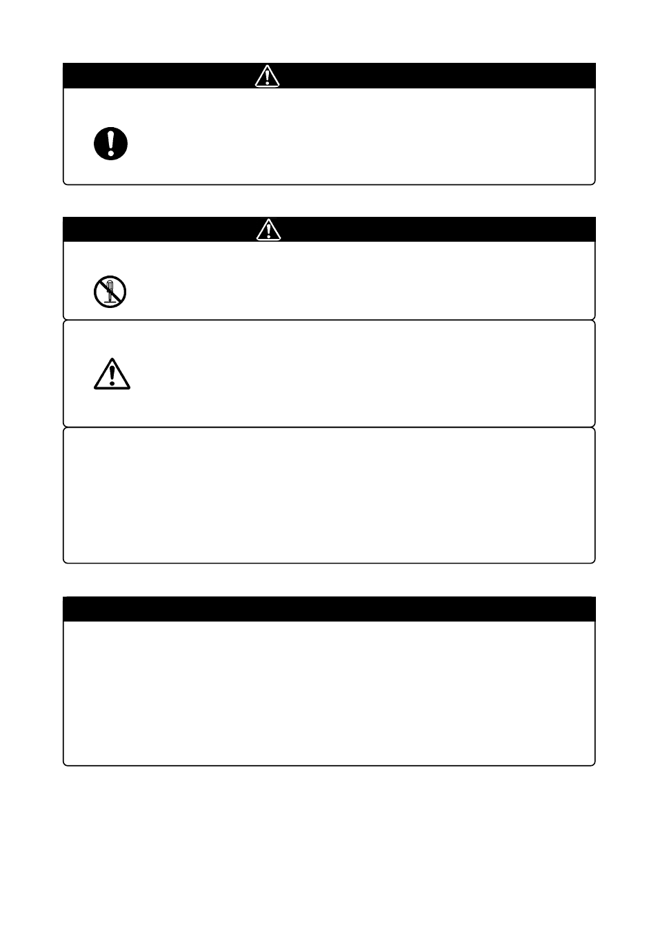 Warning, Important, Caution | Warnings for use environment, Caution for keeping this product, When using the product, Cautions to be taken for modifying this product, Cautions to be taken for this product | Renesas PROM Programming Adapter PCA7408 User Manual | Page 7 / 18