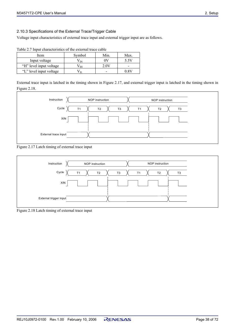 Renesas Compact Emulator M34571T2-CPE User Manual | Page 40 / 74