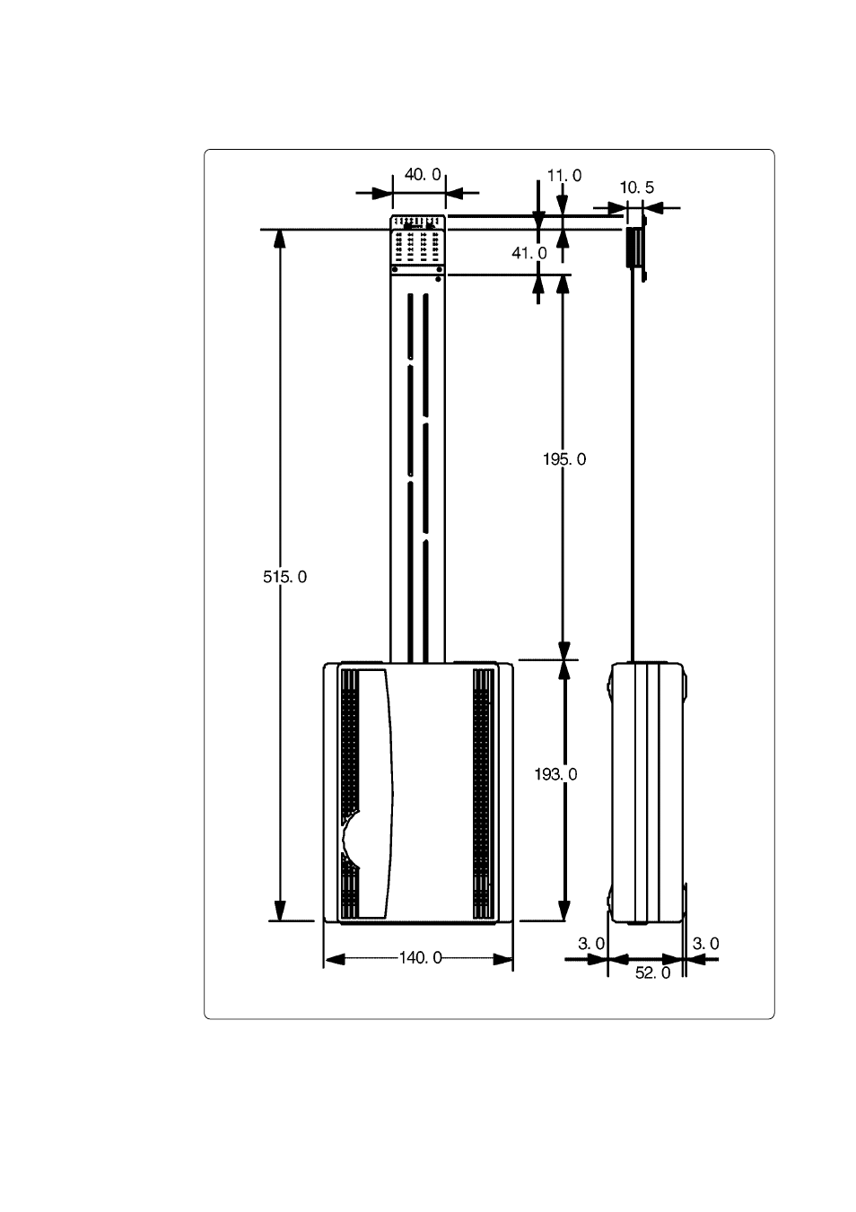 5 external dimensions, 1) external dimensions of emulation pod | Renesas Emulation Pod for M16C/80 Group MCUs M30803T-RPD-E User Manual | Page 62 / 76